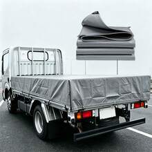 ZMZZZX Light Truck Bed Cover/Sheet, Waterproof, Made Of Polyester Canvas/PVC Canvas, 580g/M², Waterproof, Sun Protection. - Multicolor - View 2