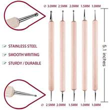 50 Sheets Carbon Paper Graphite Paper White Carbon Transfer 8.5 X 11.5 Inch Tracing Papers With 5 PCS Embossing Styluses Dotting Tools For Wood Paper Canvas Craft - White50 - View 3