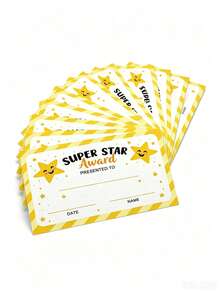 50pcs Writable Inspirational Reward Encouragement Cards, Thick Premium Cardstock Fun Classroom Incentive Notes Postcards For Students Class Competition Back To School Stationery Supplies - Single Piece - View 2