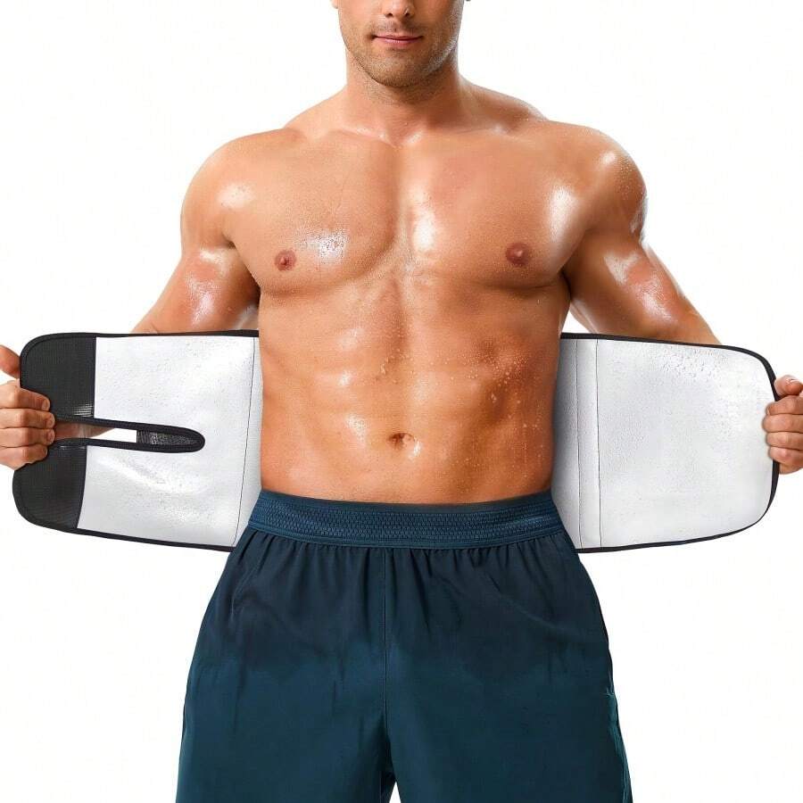 Verbesserter Taillenformung und Schweißabsorbierender Taillengürtel, geeignet für Yoga, Laufen und Fitness, Taillenzugürtel und Bauchstützband - Verschiedenfarbig - Übersicht 1