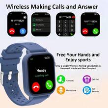 SIDAKEYE Smartwatch (Suitable For Women, Couples, Men) 1.83-Inch Screen, Colorful Silicone Strap, Functions Include Flashlight, Alarm, Camera, Photo Album, Calendar, Pedometer, Calculator, Stopwatch, 260mAh Battery. - View 7