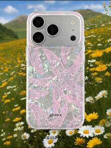 GIIPPA 1件粉色海星圖案設計手機殼，適用於Phone 17 Pro Max，相容於Phone 16 Pro Max、15 Pro Max、14 Pro Max，韓系高端時尚趣味手機殼，相容於11/12/13/14/15/16 Pro Max Plus，優雅設計適合男女使用，聖誕節、情人節、復活節、婚禮季和生日送給女友的完美禮物！ - 粉色 - 查看 8