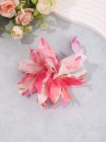 1pc/2pcs Beach Bohemian Vacation Style Artificial Flower Hair Clip - Multicolor - View 3