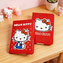 Miniso Non-Woven Fabric Notebook Cute Series A6 Compact Pocket Journal Doodle Stationery For Students Soft Non-Woven Cover (1 PC) - Mixed color - View 4