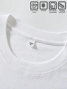 Top con estampado de letras TURKEY estilo resort mediterráneo navideño, tipografía serifa fresca en inglés combinada con ilustración de tallado. Artículo popular. - Blanco - Ver 3