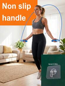Minimalist Jump Rope With Counter With Smooth Bearing Anti-Skid Skipping Ropes For Adults For Cardio Enthusiasts Sturdy Jumping Ropes Perfect For Travel Workouts Women Summer Gym Workout Sets For Weight Loss Pilates Work Out Equipment - Jump Rope - View 11