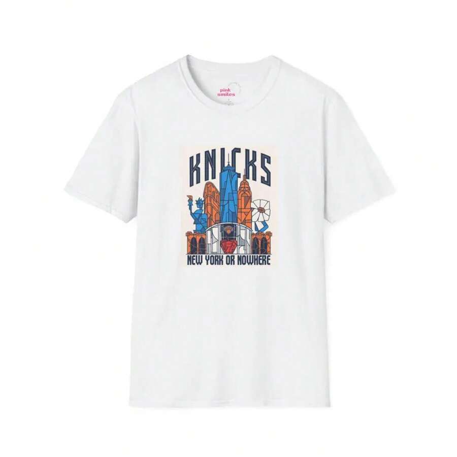 Camiseta de los Knicks de Nueva York o Nowhere NY - Blanco - Ver 1