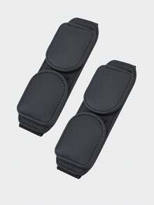 2PCS 1pc Leather Car Sun Visor Fashion Glasses Clip, Multi-Functional Auto Eyeglasses Storage Holder, Universal Vehicle Visor Clamp For Glasses & Cards - Style a - View 14