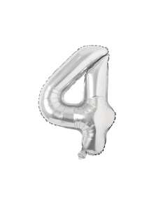 1pc 32 Inch Large Silver Number Foil Balloon, Suitable For Birthday Party Decoration, First Birthday Scene Arrangement, Atmosphere Background Decoration, Anniversary Decoration, Wedding Decoration, Valentine's Day, Mother's Day, Christmas Decoration, Indoor And Outdoor Decoration, Home Decoration, Room Decoration, Graduation Ceremony Decoration - Silver - View 16