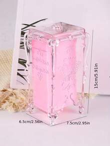 HMQ beauty Kotak Penyimpanan Alat Bulu Mata untuk Ekstensi Bulu Mata Palsu dengan Tutup, Penyimpanan Anti Debu untuk Tisu Pembersih Kuku, Kapas Kuku, Organizer Alat Kuas Makeup Seni Kuku Multifungsi - MultiWarna - View 2