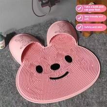 1pc Bear Foot Scrubbing Massage Mat, Bathroom Bath Foot Scrubber Mat, Stress Relief Foot Massage Brush - Multicolor - View 9