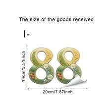 1件 0-9數字垃圾桶貼紙，適用於門牌號碼、禮品盒號碼，各種場合，桌子、玻璃、塑膠、瓶子、杯子、飲料瓶貼紙，垃圾桶編號 - 數位貼紙 - 查看 11