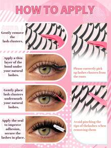 280pcs Fairy Spiky False Eyelashes 50D+80D Soft & Realistic Fluffy & Dense Pointed Cartoon Style Exaggerated Makeup Effect Suitable For Makeup Lovers - D - View 4