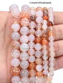 1 Strand Natural Stone Beads Original Dragon Patterned Agates Round Loose Spacer Beads For Jewelry Making Bracelet Necklace 6/8/10mm - Multicolor - View 10