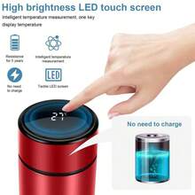 FUTUREM Smart Digital  With Temperature Reader And Color LED Display (8 Pieces) - Red - View 4