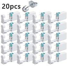 1/3/5/10/20PCS Disposable Ear Piercing Gun Kit Built-In Stainless Steel Earrings Stud Self Ear Piercing Kit - Second Generation Ear Piercing Device_silver White Diamond - View 16