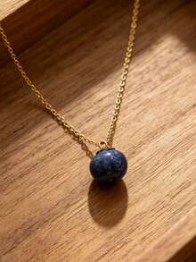 1pc Exquisite Versatile Summer Fruit Style Blueberry Necklace Fashion Personalized Jewelry Gift Suitable For Men And Women Daily Wear Perfect For Party And Holiday Gift Women Casual And Vacation Outfit Multi-Functional Accessory - Multicolor - View 6