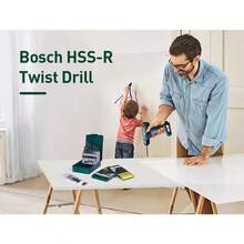 BOSCH 13pcs Drill Bit, HSS-R High Speed, Diameter 1.5 -6.5 Mm, Can Be Used For Wood, Iron, Aluminum Ball Drilling Parts, Rotary Machinery, Portable Electric Micro Drilling Equipment - Multicolor - View 7