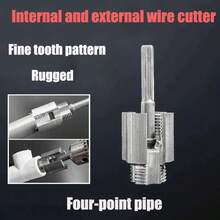 1PC PPR/PVC Water Pipe Threader 20MM/25MM Tapping Tool Internal Thread External Thread Integrated Die Water Pipe Wire Opener - A - View 2