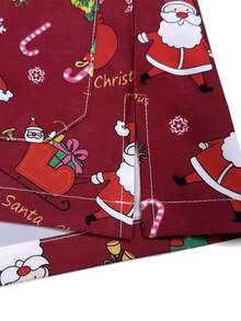 Camisa de uniforme navideño con estampado de dibujos animados, ropa de trabajo suave, top de manga corta, camiseta tipo scrub para doctor y enfermera, otoño - Multicolor - Ver 6