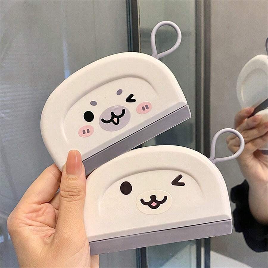 Multifunctional Mini Cleaning Scraper, Silicone Rubber Material, Durable And Soft, Suitable For Home Use, Car, Floor, Bathroom, Glass Cleaning