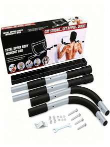 Upgraded Professional Pull-Up Bar, No Drilling Required, An Upper Body Training Equipment Suitable For Home Gyms, Ideal For Strength Training Exercises Including Pull-Ups, Push-Ups And Sit-Ups. - Random Color - View 8
