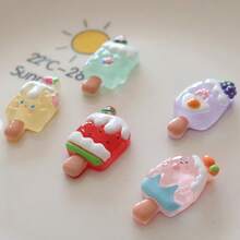 5/10/15pcs Cartoon Ice Cream Fridge Magnets, Cute Refrigerator Magnets, Suitable For Kitchen Decor And Home Decor, Whiteboard Magnets, Decorative Fridge Magnets, Best Gift For Birthday, Graduation, Christmas - Multicolor - View 6