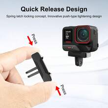 Puluz Black Magnetic Quick Release Base For Insta360 X5/Ace/Ace Pro - View 7