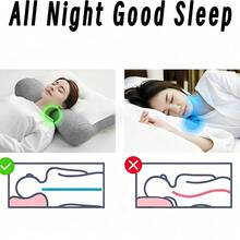 人體工學曲面睡眠枕 頸椎枕 適合側睡與仰睡 柔軟四季通用居家午睡枕 便攜旅行睡眠墊 舒適深睡臥室宿舍枕 舒適休息枕 送給男女的理想日常放鬆禮物 - 白色 - 查看 13