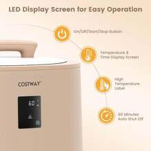 18 L Towel Warmer For Bathroom Luxury Towel Heater With LED Display & Auto Shut Off White/Brown/Pink/Yellow - US B Type Plug(110-127V) - View 7