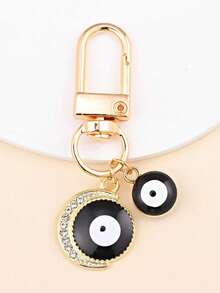 1pc/3pcs/6pcs Evil Eye Pendant Keychain, Creative Car Hanging Decor, Bag Charm, Small Gift For Friends And Besties, Unique And Exquisite Backpack Charm, Suitable For Back To School Season Gift, Graduation Season Gift, Halloween Gift, Easter Gift, Gift For Friends - Multicolor - View 8