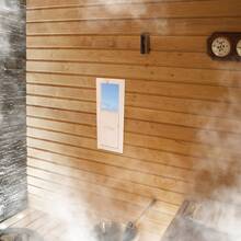 RibasuBB Natural Wood Sauna Ventilation Panel With Sliding Adjustable Vent 13.19 X 4.92 In Heat Resistant Air Exchange - Default - View 4