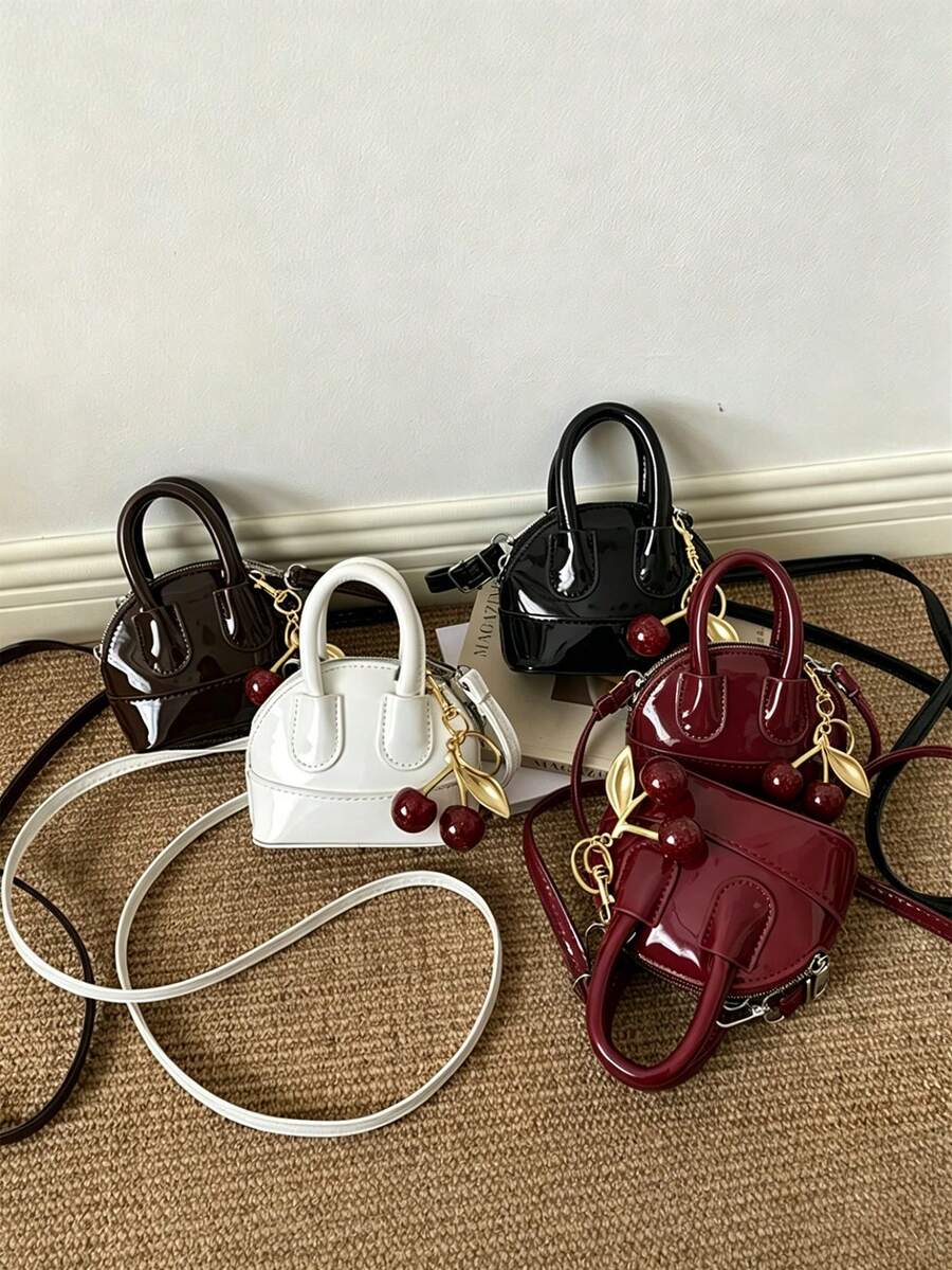 1pc Mini Handbag, Adjustable Shoulder Strap, Suitable For Daily Outings, Shopping, Compact And Convenient, Travel, Can Easily Hold Daily Essentials, Versatile Item, Suitable For Various Styles And Occasions, Highly Adaptable - Multicolor - View 1