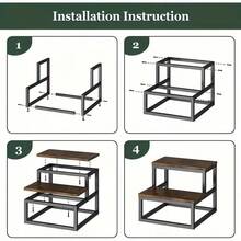 600LBS 2-Tier Step Stool, Heavy-Duty Wooden Step Stool For Adults, 2-Step Household Ladder, Multi-Functional Bedside Foot Stool, Compact Portable Step Stool For Bathroom, Bedroom, Kitchen & School, Sturdy Wooden Household Step Ladder, Easy To Carry - Two Levels 350 Pounds - View 5