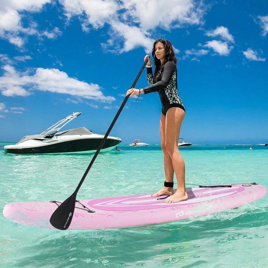 [Free Shipping] Inflatable Stand Up Paddle Board ISUP Board Accessories With 3 Fins And Backpack-L-XY612816 - FXC1QJ0B5OCZN0 - View 1
