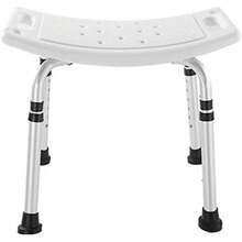 Shower Stool For Seniors With Adjustable Height, Compatible With Bathroom Shower Seats - 1 - View 2