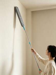 Extendable Long Handle Microfiber Gap Duster, Flexible Cleaning Mop, Suitable For Furniture Bottoms, Narrow Cabinet Gaps, Reusable Household Dusting Tool - Multicolor - View 8