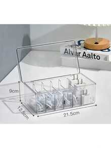 Transparent Portable Eyelash Extension Storage Box (With Lid) - Ideal For Lash Artists, Beauty Products And Cosmetics Storage - Multicolor - View 4