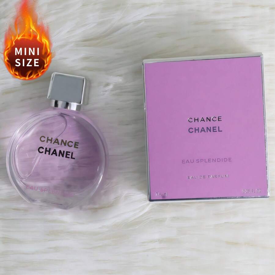CHANEL Chance Eau Splendide 7.5ml Mini Perfume Portátil para Mujer, Caja Original, Colección para Uso Diario en la Oficina - Fresco - Ver 1