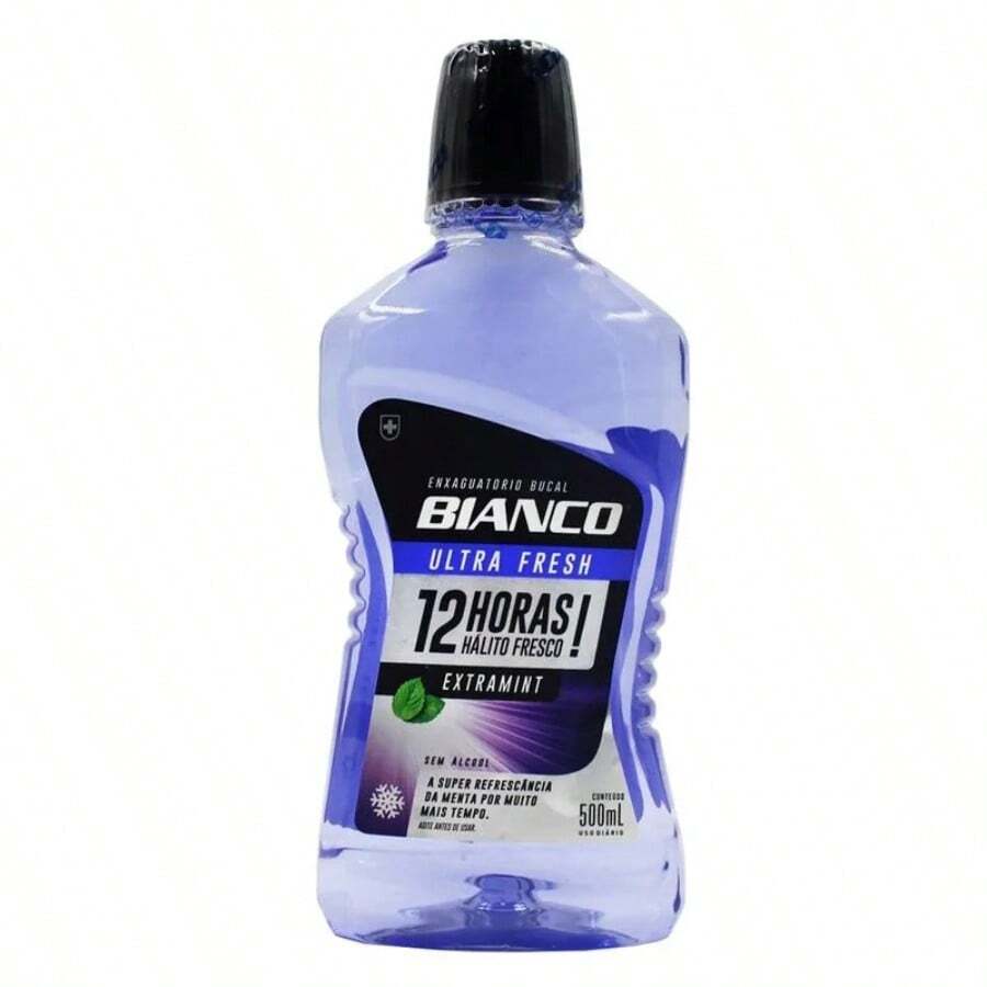 Enxaguante Bucal Extramint Bianco Sem Álcool Sem Flúor 500ml - Menta - Visão 1