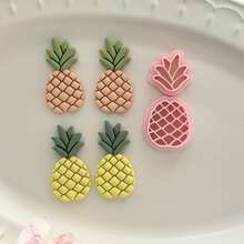 Polymer Clay Cutter Set,Pineapple Swan Cowboy Hat Boot Vintage Oval Flower Leaf Shape Clay Cutters For Earrings Making,DIY Soft Clay Jewelry Molds - Butterfly - View 7