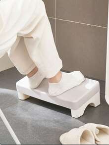 1pc Adjustable Office Under Desk Footrest, Ergonomic Height Design Foot Stool - Multicolor - View 2