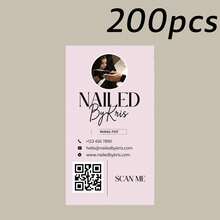 1/20/120/200張客製化卡片，客製化名片，客製化賀卡，客製化QR碼，客製化QR碼名片，客製化活動卡，客製化櫃檯卡，多功能，裝飾性，個性化，獨特，客製化產品，適用於員工、客戶、學生、商務/工作/辦公室、學校、返校季、國中生、高中生、大學生、大一新生、大二學生、低年級學生、辦公與學習用品、聖誕裝飾 - 名片5x9cm - 查看 16