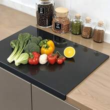 Clear Acrylic Cutting Board, Transparent Countertop Protector Mat, Scratch Heat Resistant Multi-Purpose Board, For Kitchen Chopping, Baking, Bathroom Vanity And Kids Craft Activity Use - Multicolor - View 9
