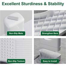 Premium Toilet Stool Squat For Adults, Non-Slip Squatting Poop Stool For Bathroom, Portable , 7 Inch Potty Foot Step - View 10