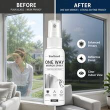 One-Way Mirror Privacy Spray, Anti-Peeping Spray For Car Windows And Home Glass, One-Way Visible Nano Protective Coating - White - View 2