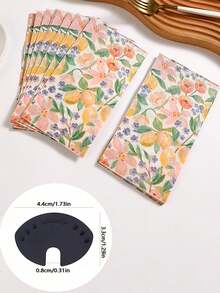 20pcs Disposable Paper Napkins Are The Perfect Choice For Western-Style Party-Printed Tableware. Their Simple Lace Patterns Suit Birthdays, And Other Occasions. Ideal For Indoor And Outdoor Dining, Festive Home Tableware, - A - View 16