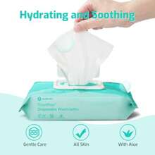 SUNKISS Trustplus Wet Wipes For Adult Rinse Extra Large 8"X12" Body Cleaning Washcloths For Elderly Incontinence And Cleansing 200 4 Packs Of - Unscented - View 7