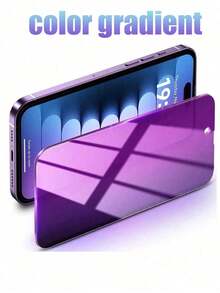 BOLLYMORE 3 Pieces Premium Purple Tempered Glass Screen Protector, High Definition Screen Protection, Waterproof, Anti-Fall, Anti-Scratch, Smooth Touch, High Clarity, Perfect Fit, Smooth Edges, High Sensitivity, Fashionable Appearance, Durable, Anti-Printing. Suitable For Phones 7/8/11/12/13/14 Pro Max/15 Pro Max/16/16 Plus/16 Pro/16 Pro Max/16e/17/17 Air/17 Pro/17 Pro Max - Clear - View 7