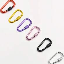 1pc/3pcs/6pcs, Multifunctional Keychain, Outdoor Clip, Backpack Water Bottle Clip Accessory, Aluminum Alloy Material, Multi-Purpose - Conventional - View 5